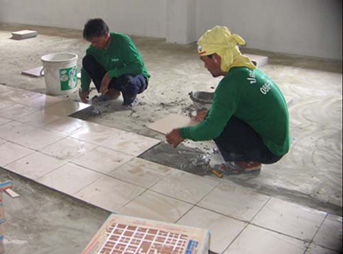 ค่าแรงปูกระเบื้อง